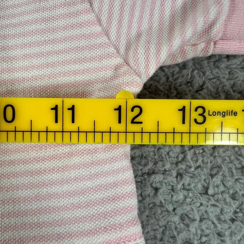 Ralph Lauren Polo Dress Girls 4 Pink White Striped Short Sleeve Cotton Pique